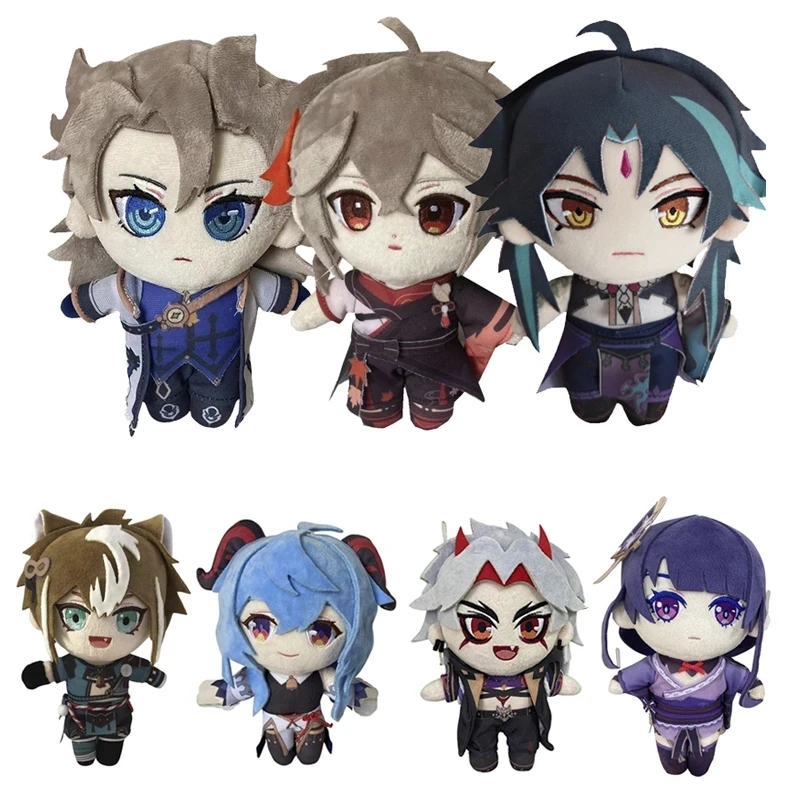 

Genshin Impact Arataki itto Gorou THOMA Kaedehara Kazuha Hu Tao XIAO Zhongli Heizou Tartaglia Klee Ganyu Plush Kid Birthday Gift