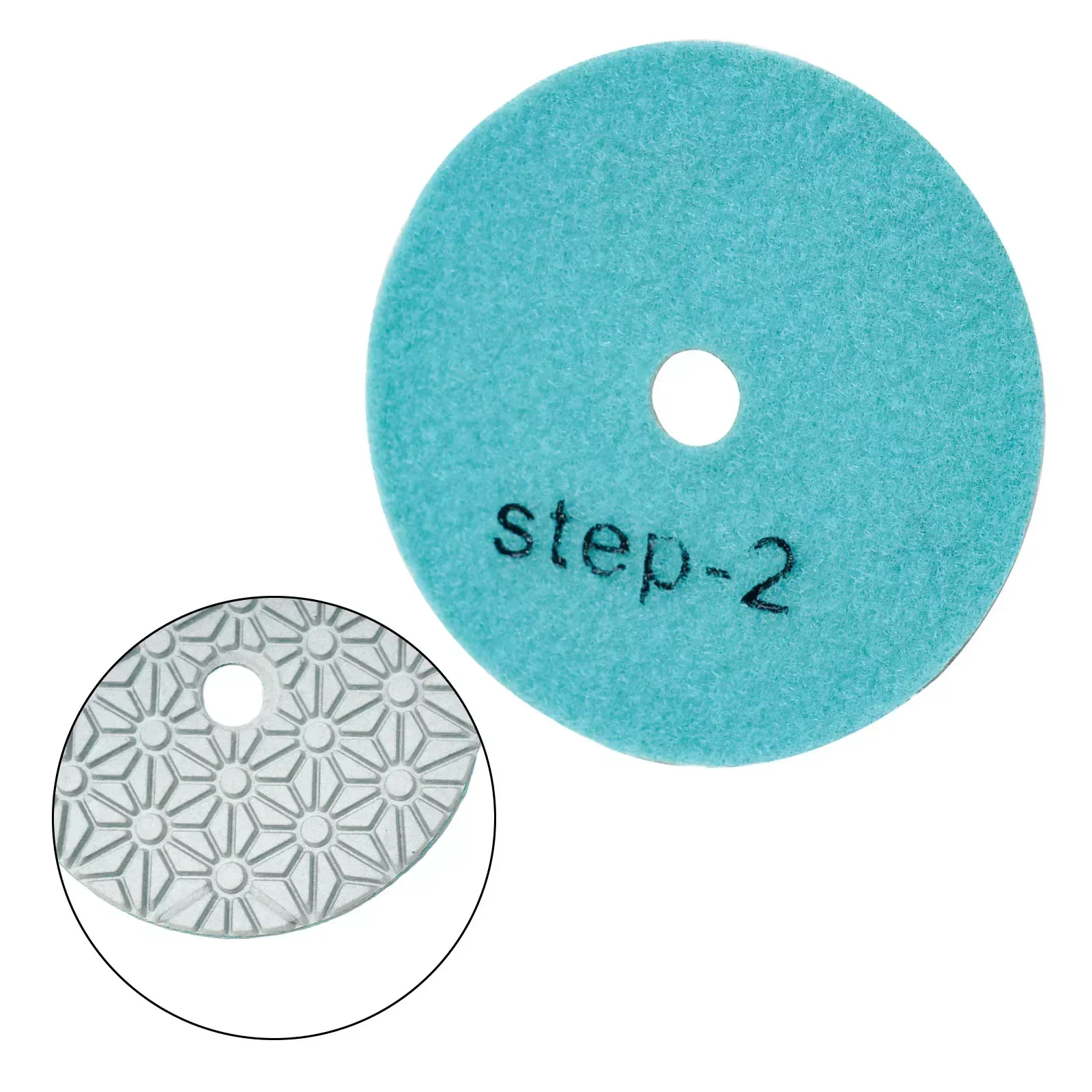 1PC 4 Inch 100mm Dry/Wet Diamond 3 Step Polishing Pads Granite Concrete Marble Polishing Use Grinding Discs Set Power Tools