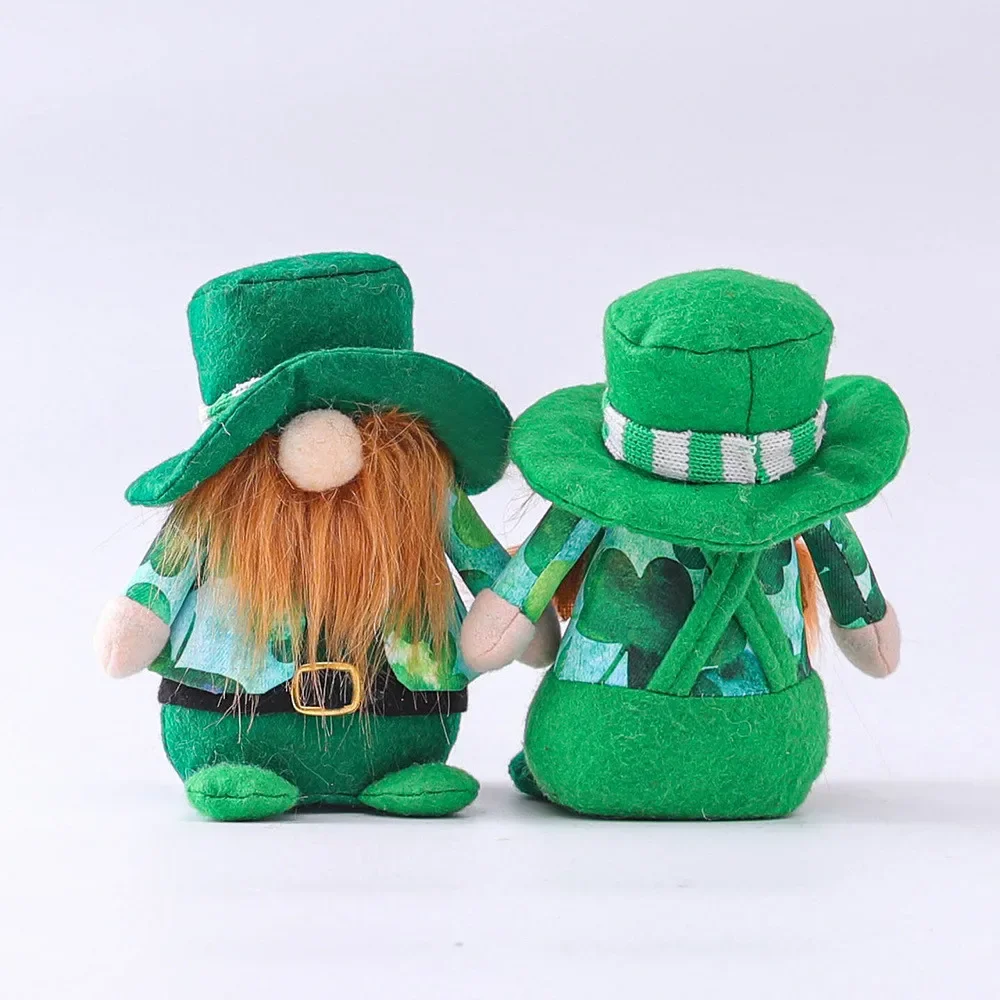 St Patricks Day Gnome Plushie Lucky Toy Gift