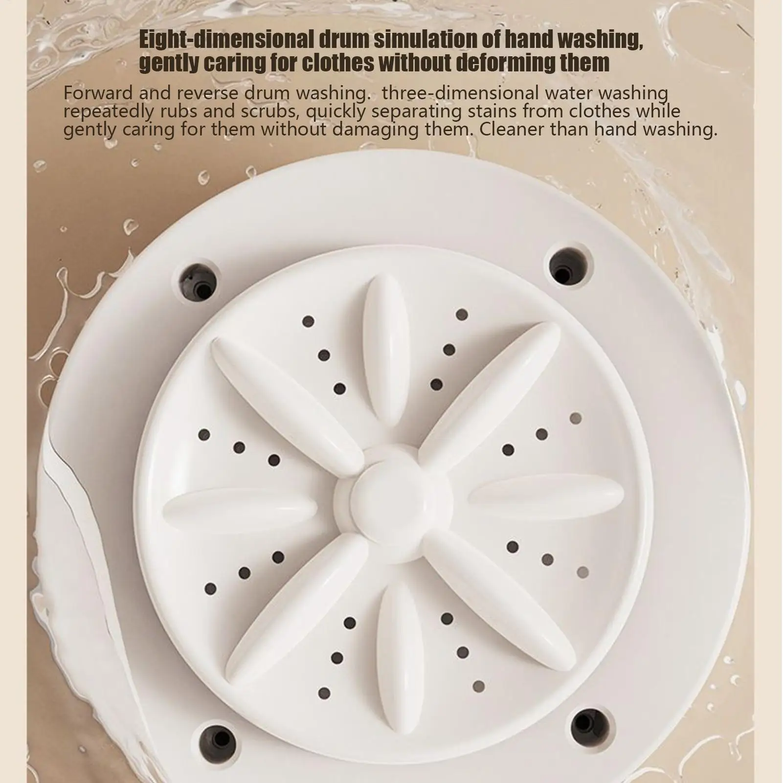 

Small Washing Machine Underwear Washer Electric Laundry For Home College Dorm Travel Small Apartment Outdoor RV Hiking Camping