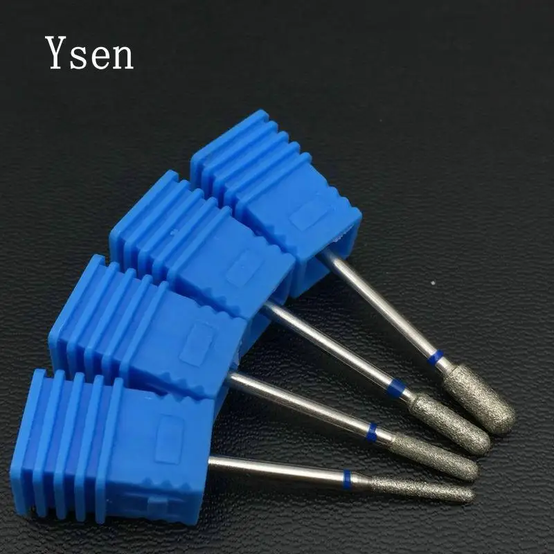 4 Type Diamond Nail Drill Burr Milling Manicure Cutter Nail Pedicure Bits Electric Drill Machine Accessory Nail Files Art Tools