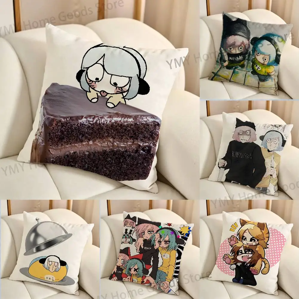 Cute Rnfren Randal Luther Nyon Gifts PillowCase Sofa Cushion Cover Suitable For Home Bedroom Room custom Decor
