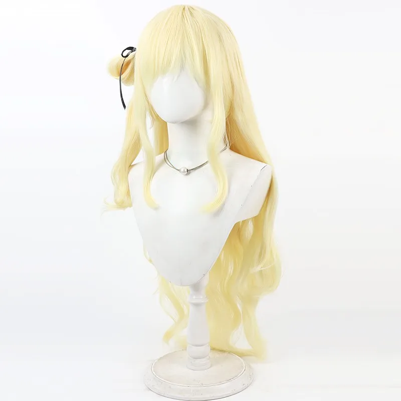 Wuthering Waves Phoebe شعر مستعار كوسبلاي طويل أشقر مجعد للحفلات التنكرية والمناسبات التنكرية |   الكبار النساء الرجال تأثيري التبعي