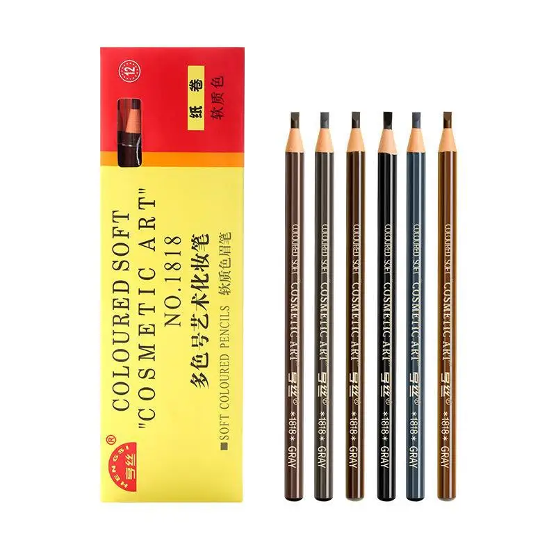 5pcs Eyebrow Pencil Tattoo Professional Microblading Pencil 1818 Permanent Waterproof Art Tint Makeup Cheap Enhancers Wholesale