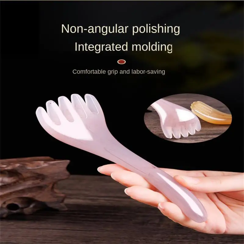 Resin Head Massager Scalp Gua Sha For Body Neck Leg Massage Five-claw Head Scraping Stick Massage Scraping Claw Massage