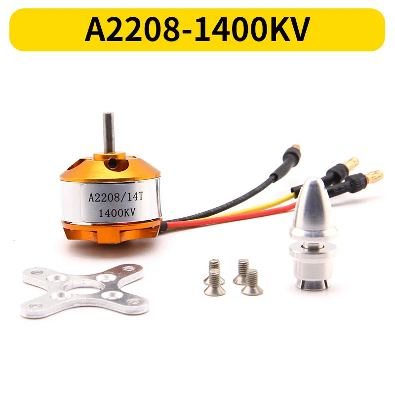 brushless motor A2208 2208 motor KV 1100 1400 1800 2600 brush less motor fixed wing airplane car boar model drone motor