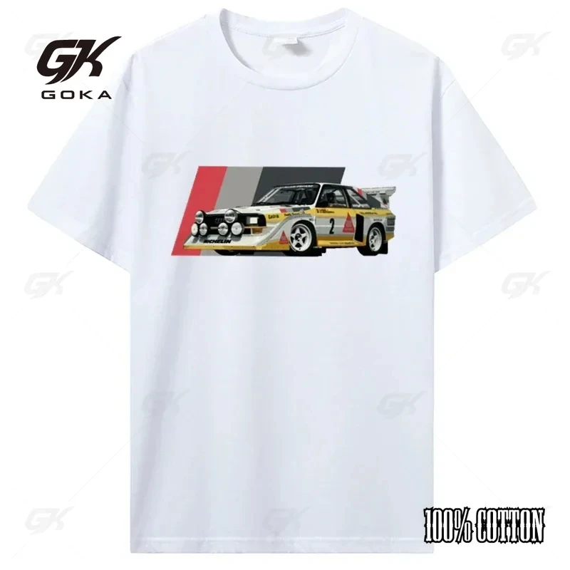 Sport S1 E2 Group B Rally Car Stig Blomqvist Mikkola And Walter  T-Shirt Casual T Shirt Cotton Tops Men's Clothing Unisex Tshirt