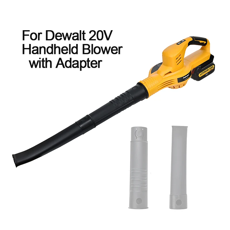 

For Dewalt 20V Li-ion Battery Cordless Electric Handheld Blower with DM18M Adapter Strong Wind Cleaning Leaves Power