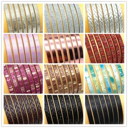 1piece 1.2 meters 5mm Bracelet PU Rope Artificial Leather Cord for Fashion  Design Jewelry Making Handmade DIY
