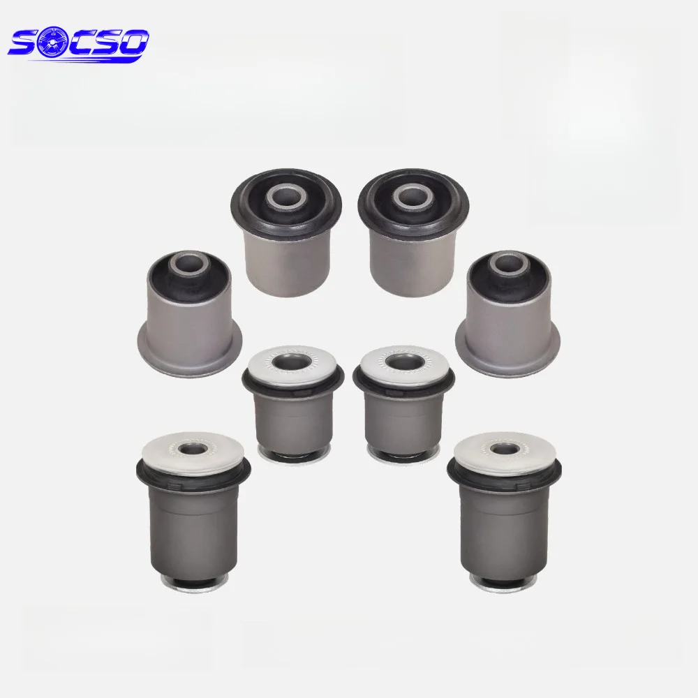 

8pcs Front Upper Lower Control Arm Bushings Kit for Toyota Sequoia Tundra Lexus LX570 07-21 48632-60030 48632-0C011 48632-0C010