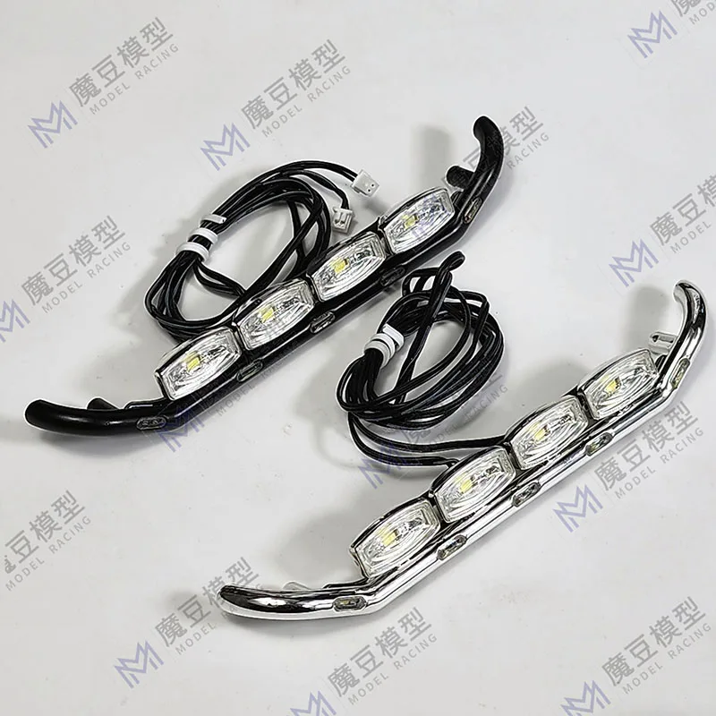 Image of 1/14 RC Truck LED-Simulations-Frontgrill-Scheinwerfer für Scania Tamiya 770S 6X4 56368 56371 56379 Auto DIY