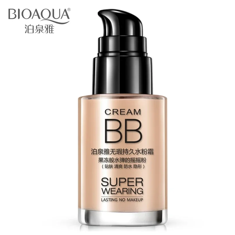 

30ml Persistent BB Cream Shake Powder Foundation Whitening and Moisturizing Concealer Invisible Pores Easy on The Makeup