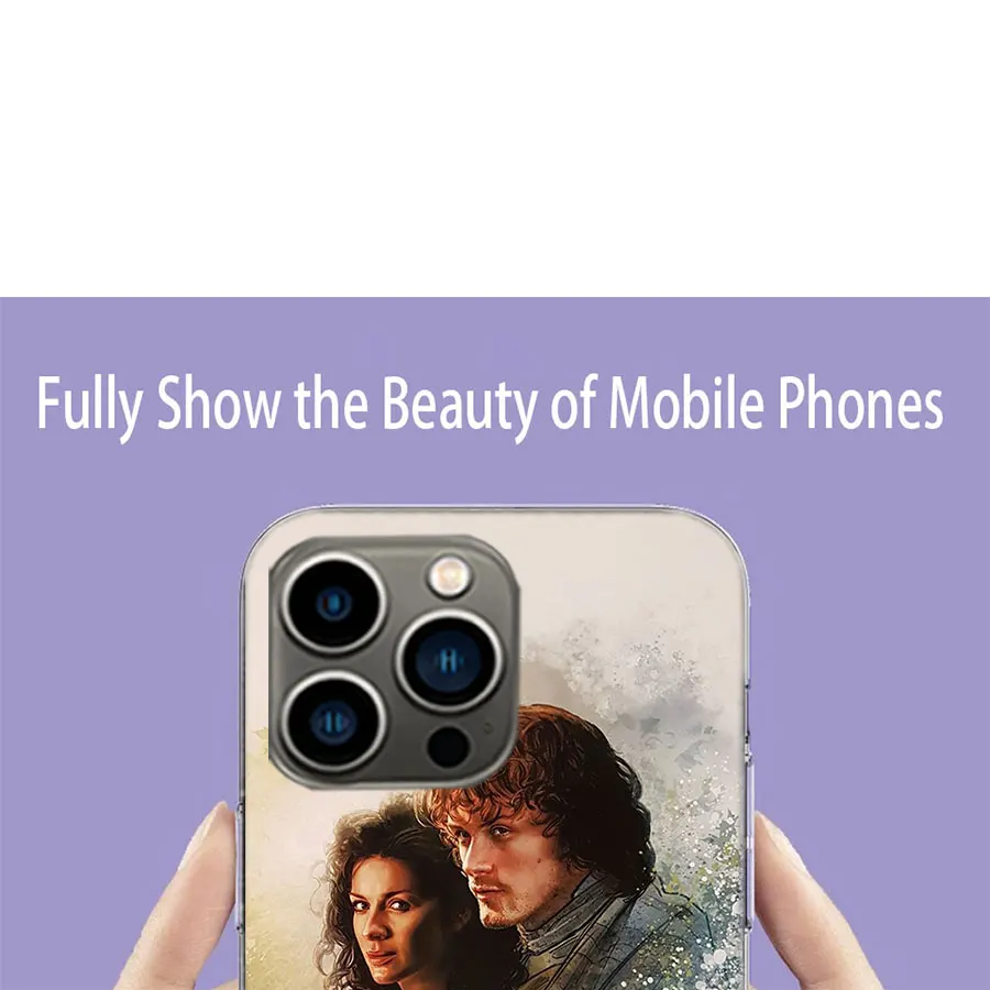 OUTLANDER TV Series custodia per telefono per Iphone 15 14 13 Pro Max 12 Mini 11 Pro XR X XS Max 6 6S 7 8 Plus 5 SE 2020 Cover Cute Fundas