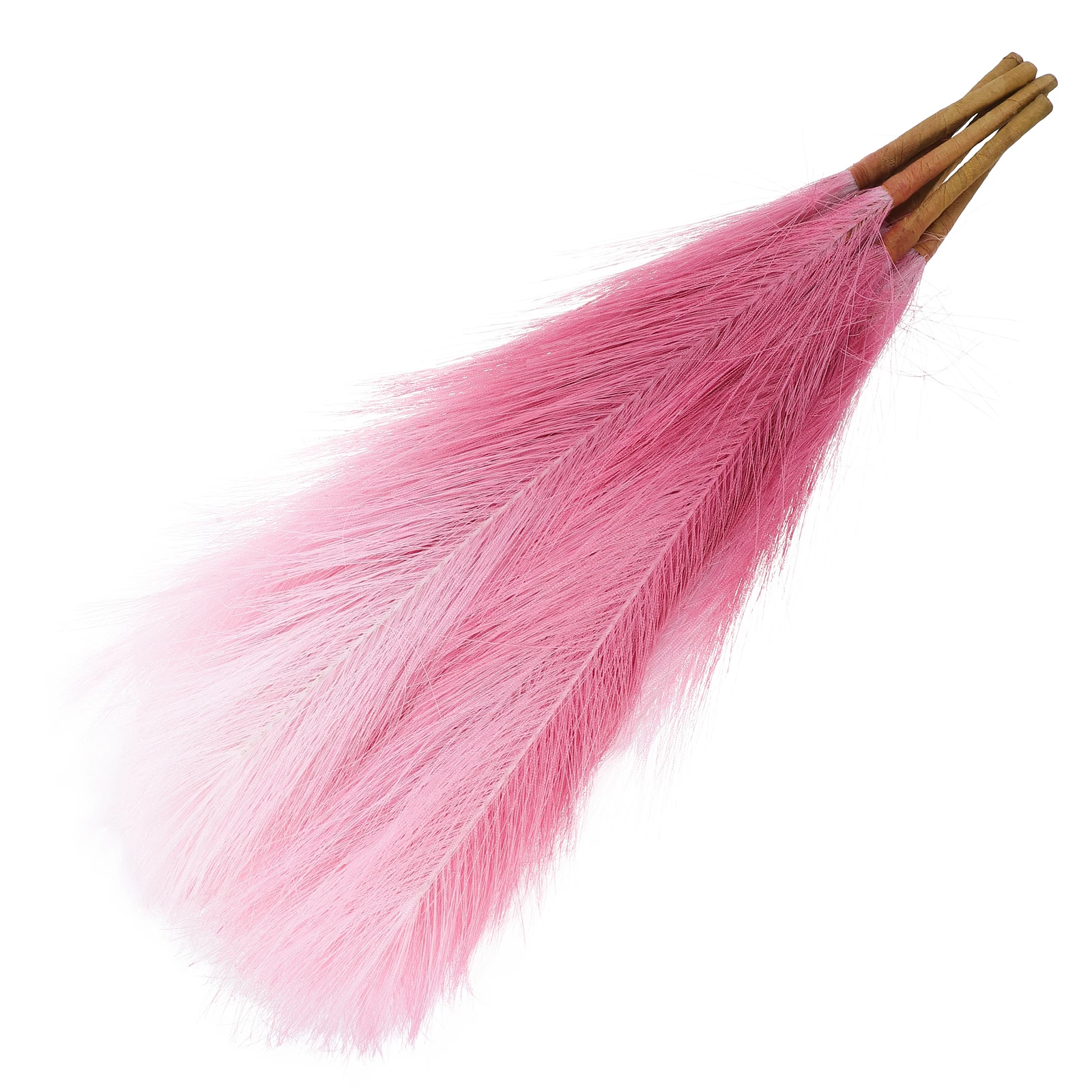 

6pcs Artificial Home Decor Reed Diy Prop Pampas Grass Pink Reed Arrangement for Pampas Grass Artificial DIY Faux Plant Decors