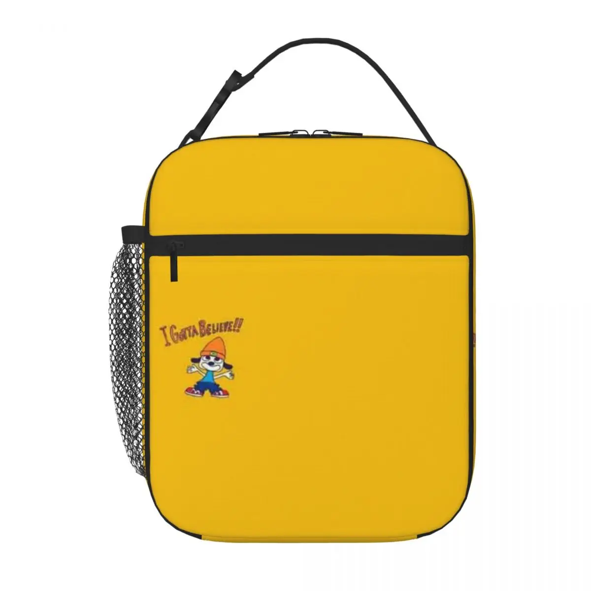 Bestselling PaRappa - I Gotta Believe!! Letter Print Travel Lunch Bag Weight Loss Diet Thermal Lunch Bag
