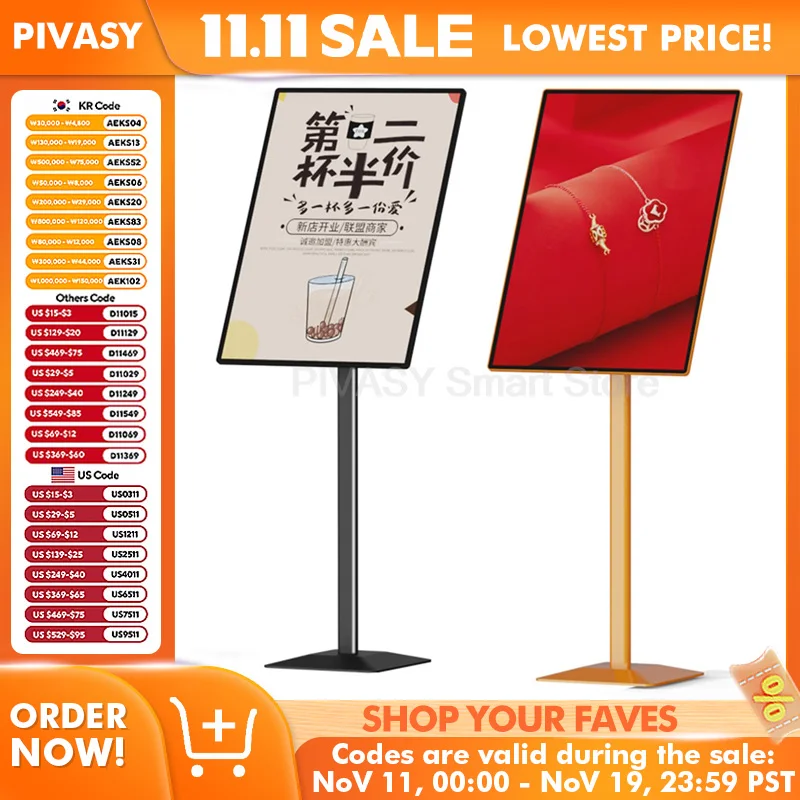 سبائك الألومنيوم الدائمة ملصق الإطار مركز تسوق متجر عرض إعلاني رف الباب الطابق الدائمة الإعلان حامل 50*70 سنتيمتر