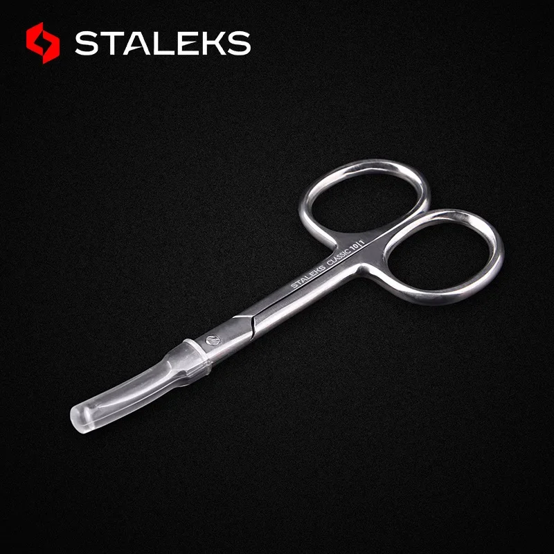 STALEKS Classic 10 Type 1 Curved Beauty Scissors Stainless Steel Nail Scissors High Quality Peeling Makeup Scissors Tools