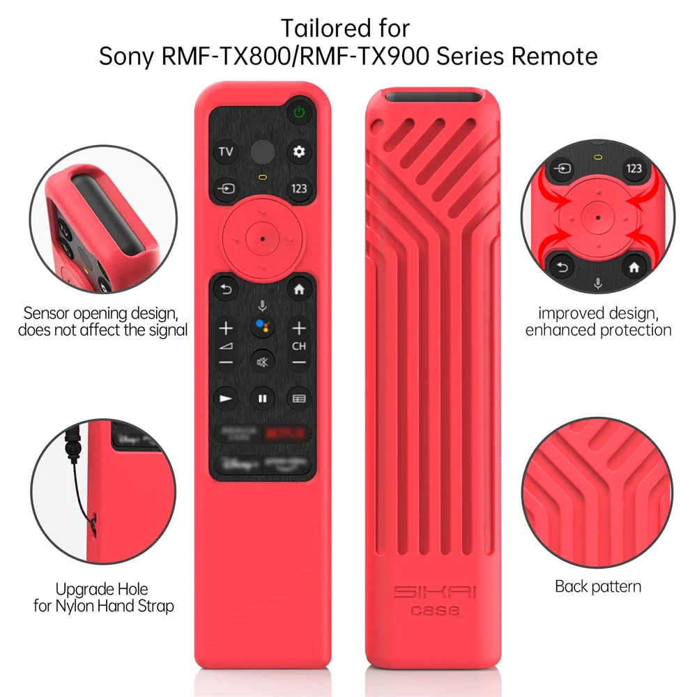 Case RMF-TX800P TX800U TX800C TX900U TX900C TX900P for Sony XR X95K X90K A80K 4K OLED TV Remote Control Silicone Luminous Cover