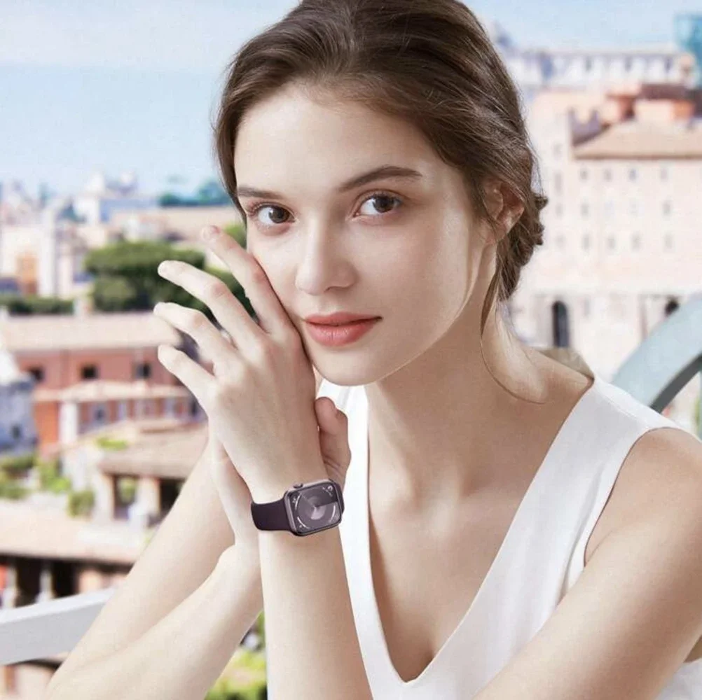 Nice 5 pack Silicone loop For Apple Watch band women 10/9/7/ 38mm 40mm 41mm 42mm 44mm 45mm 46mm Strap