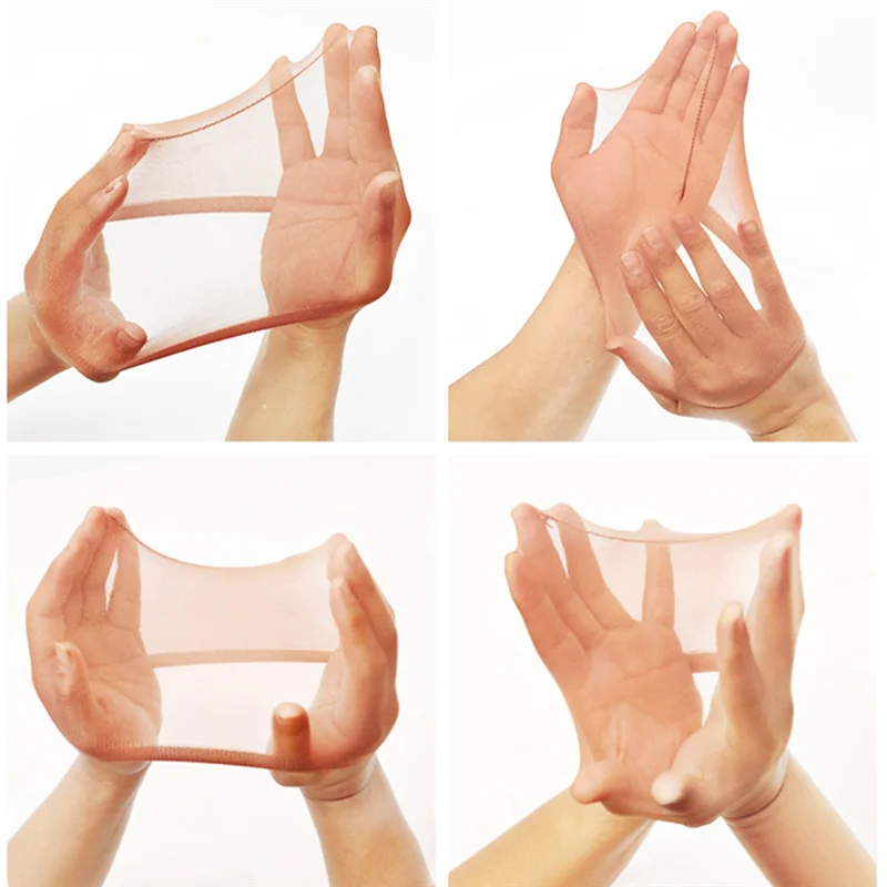 B47B-HD غطاء شعر مستعار تخزين غطاء شعر مستعار شفاف غطاء نايلون رقيق متعدد الوظائف أغطية رأس مريحة سهلة التركيب، أسود 4 قطع