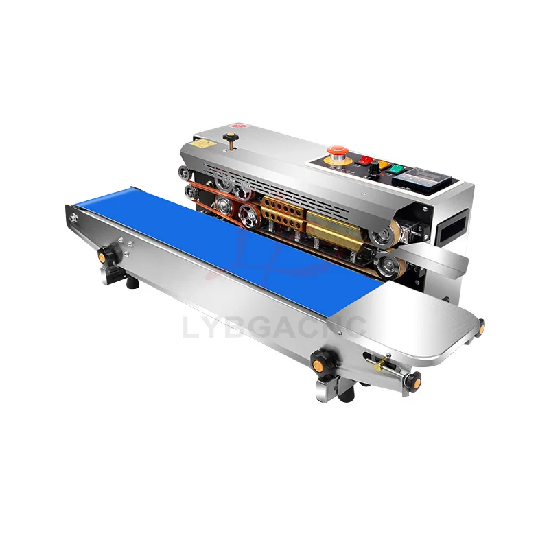 LY Tea Bags Sealing Machine for Food Snacks Plastic Bags Moon Cake Bags Printing Date Automatic Continuous Film Heat Sealer view 6