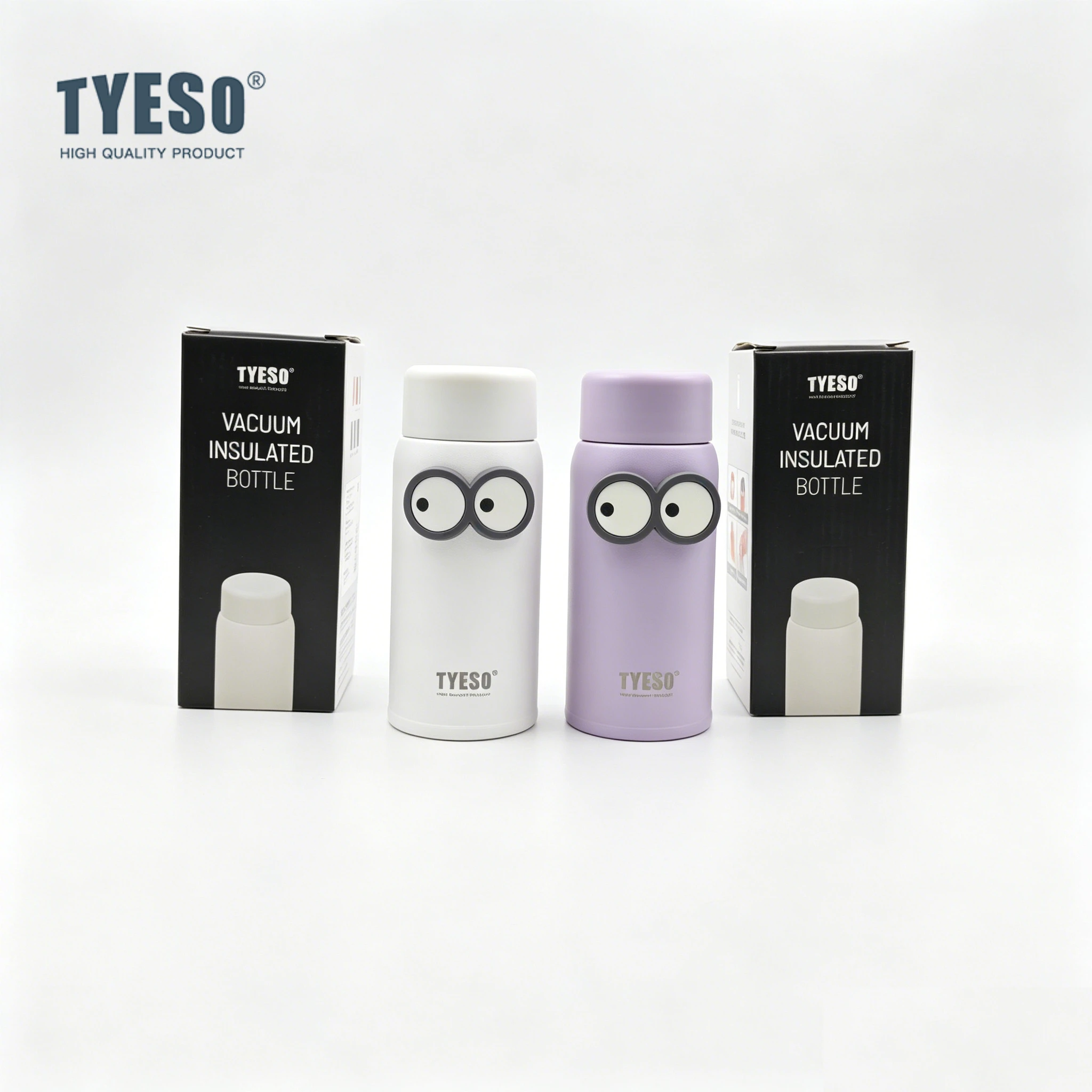 Thermos Tyeso 200ml, design compact et élégant, esthétique attrayante, bouteille d'eau isolée sous vide, parfaite pour l'hydratation.