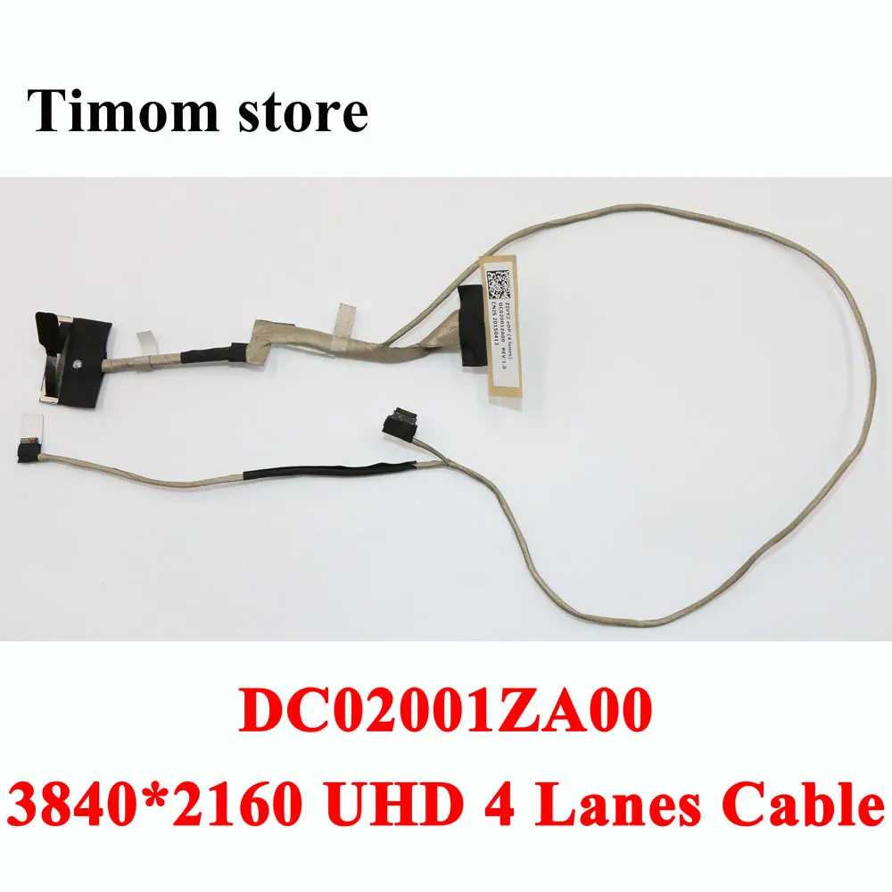 DC02001ZA00 5C10F78851 for Y50-70T Y50-70 Y50-80 Y50-70AS Y50-70AM Laptop LCD LED Display Ribbon Flex UHD 3840 2160 4 Lane Cable