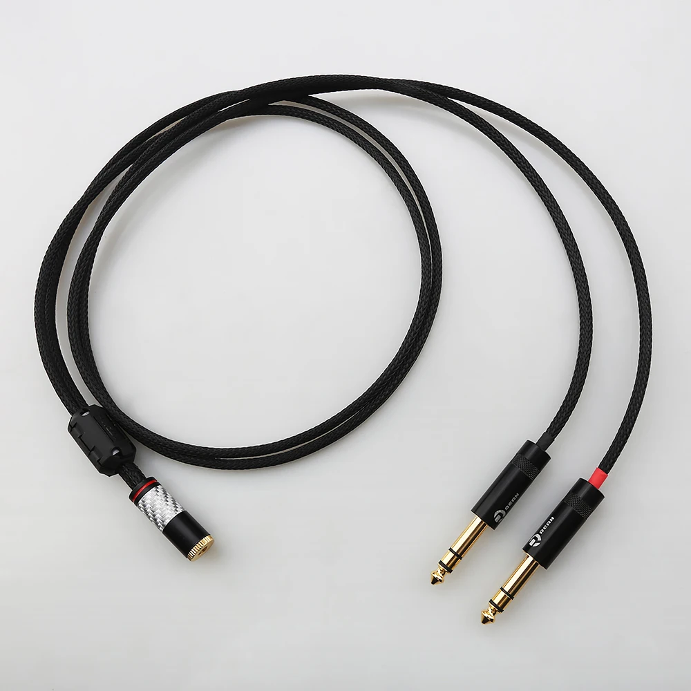 Audiocrast Balance 4,4-mm-Buchse auf Dual 6,35-mm-TRS-Klinkenstecker-Adapterkabel für 6,5-mm-symmetrische Audioverbindung – Detail 5