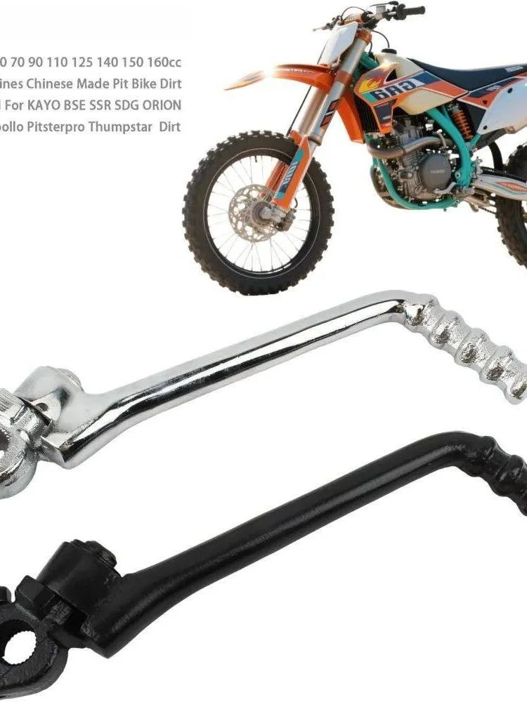 キックスターターレバー-50cc-70cc-90cc-0cc-25cc-エンジン用オートバイ部品アクセサリーバゲットスタイルレザーハンドバッグストラップ