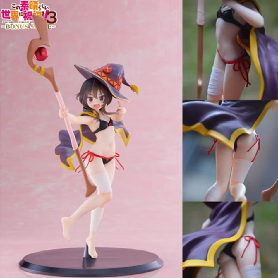 Figura de anime KonoSuba: ¡La bendición de Dios en este maravilloso mundo! Megumin, la Gran Maga, Hermosa Figura Coleccionable, Regalo Popular