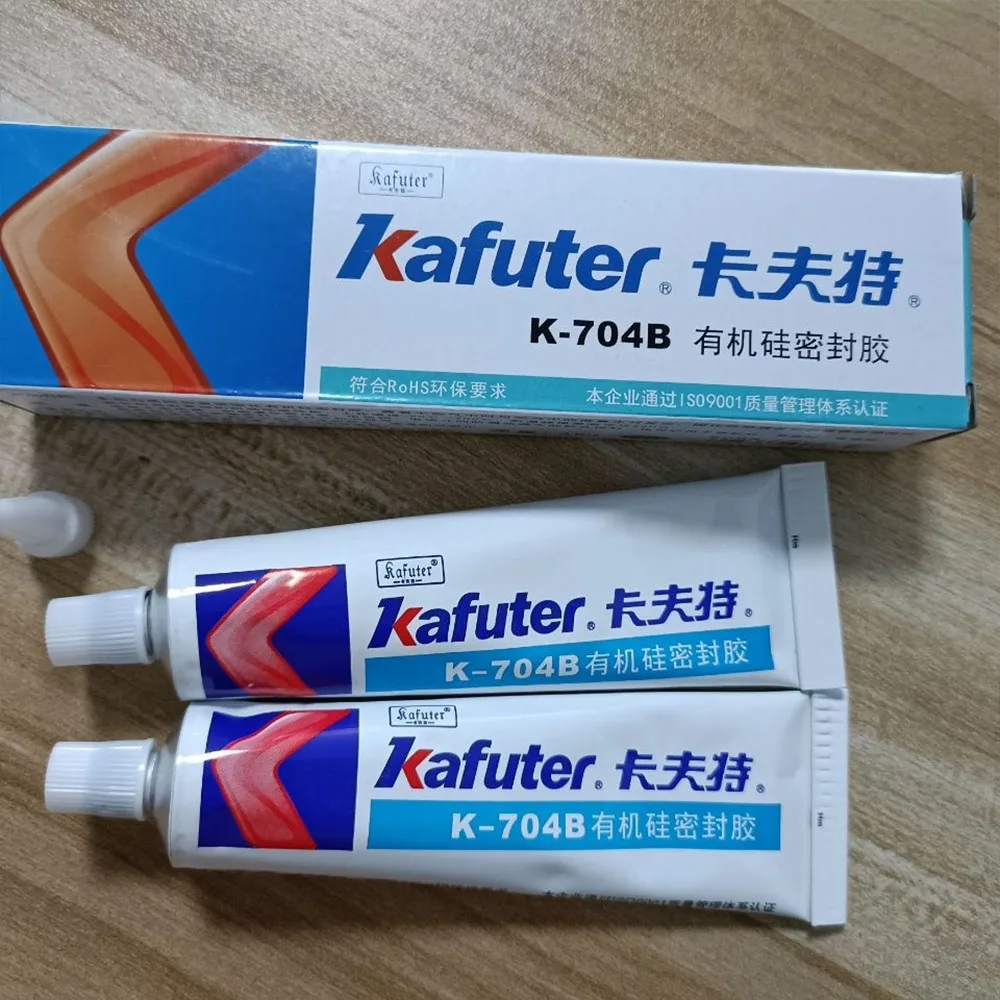 Kafuter 45g silicone industrial glue K-704 705 704B RTV silicone rubber black and white transparent