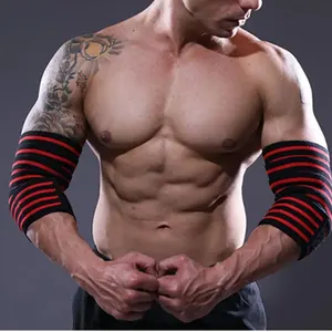 Winding pressure elbow cushion, sports elbow guard, bench press, lelterophilism protection equipment, gym equipment, booster stripe 11 Main sales elbow Bodybuilding - №8