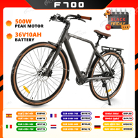 Cmacethotel F700 250W 700 * 38C All-terrain Electric bike 360Wh Light Urban Electric bike Battery 36V 10Ah