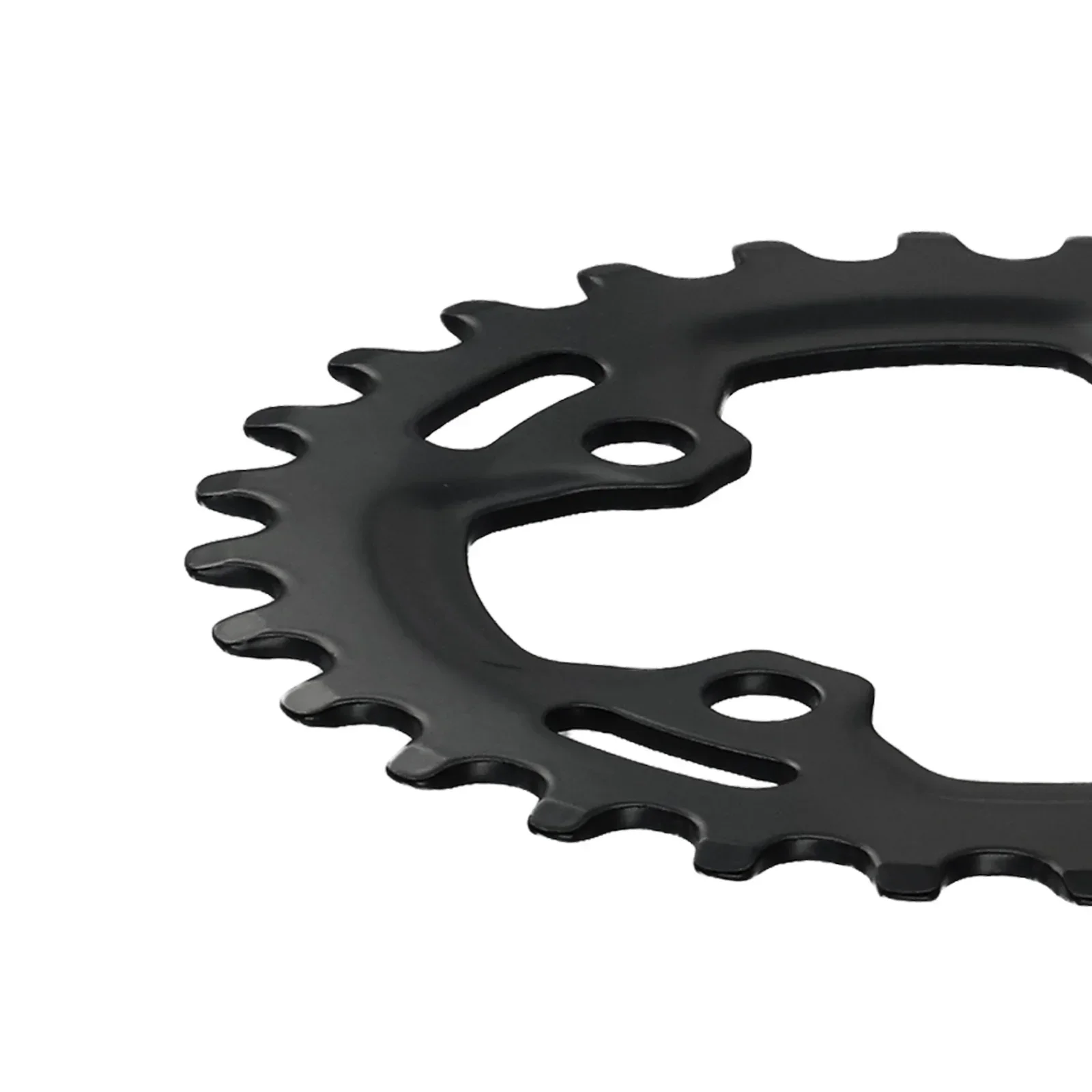 64BCD 28T Narrow Wide Bike Chainring For Mountain Bike Lightweight Steel Tooth Ring For Enhanced Chain Retention