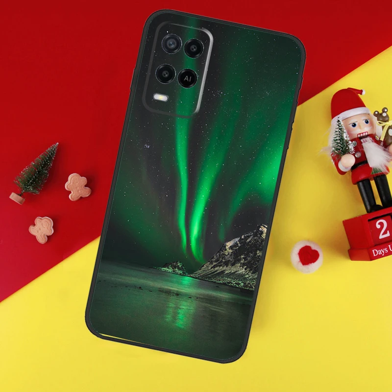 Northern Lights For OPPO A96 A76 A16 A52 A72 A92 A98 A78 A58 A5 A9 A15 A17 A77 A53S A57S A94 A74 A54 Case