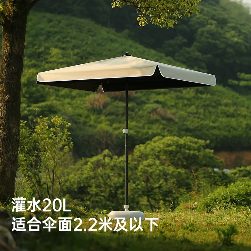Water tank, outdoor sunshade base  plastic umbrella pier, sun umbrella, sand injection bucket