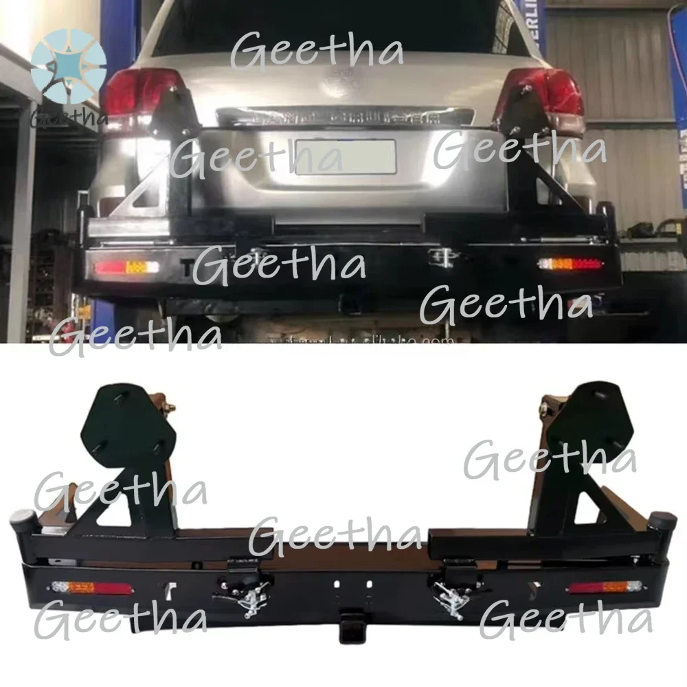 

FORHeavy-Duty 4wd OffRoad LC200 Steel Rear Bumper Metal Protector Bumper For Land Cruiser 200 Series Overland Adventures