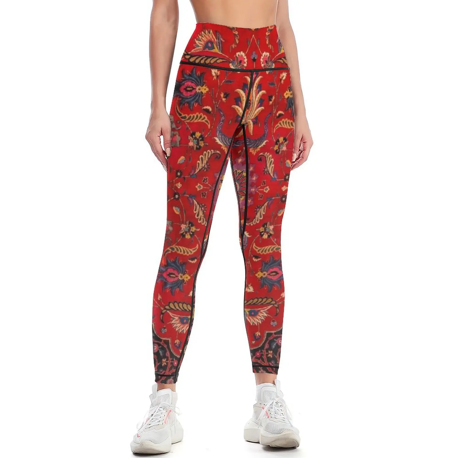 Antique Persian Rug Leggings sports woman gym legging gym Womens Leggings