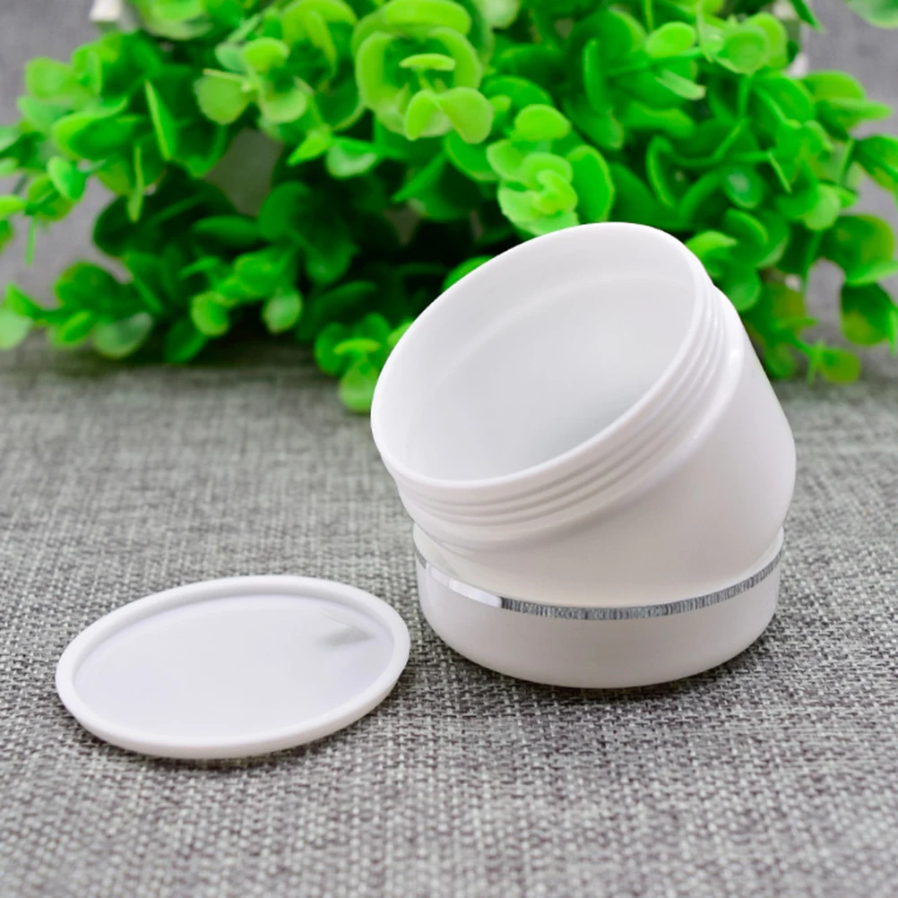 

5pcs Cream Bottles Travel Containers for Cosmetics Mini Size Leak Proof Portable Refillable Empty PP Material