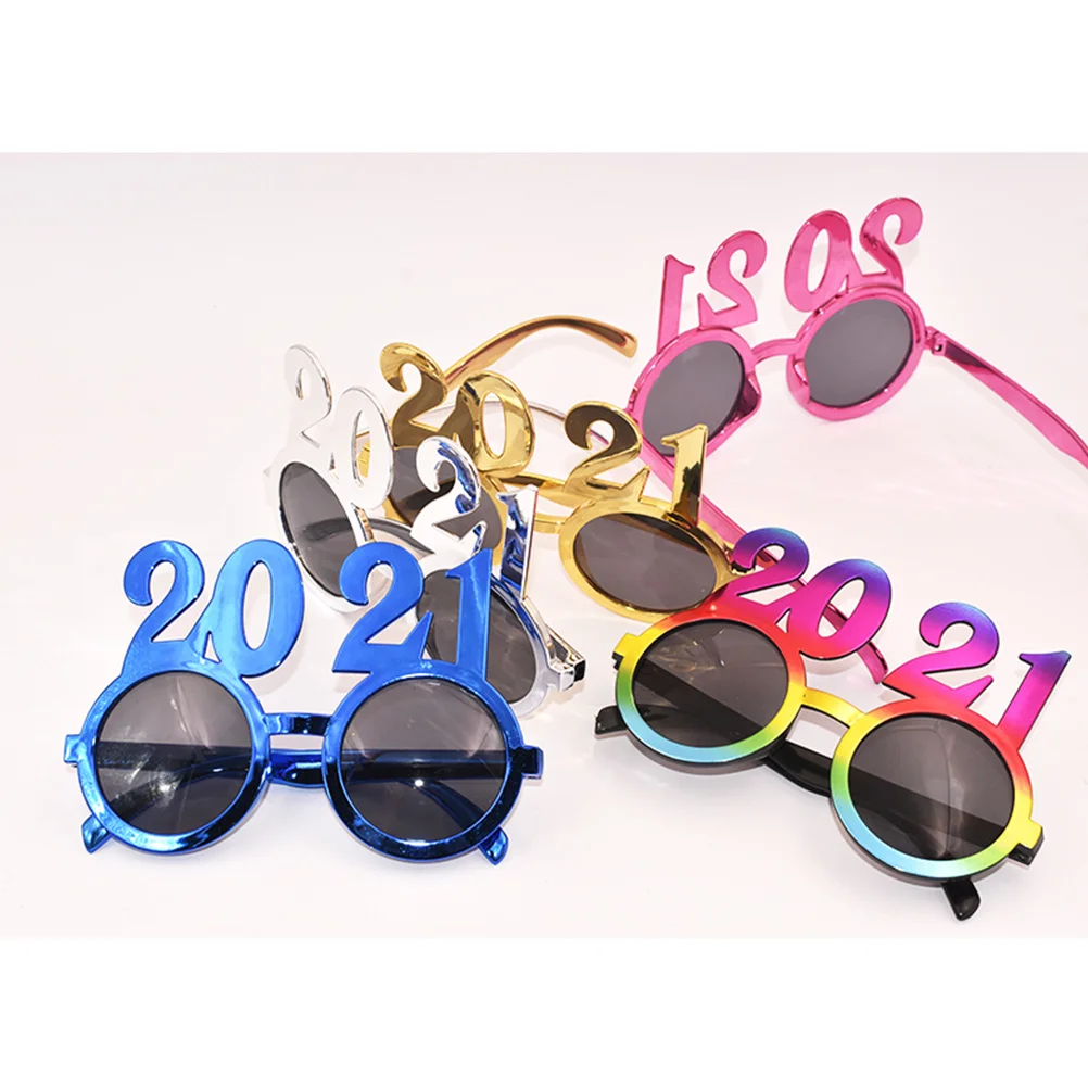 

Party Dress Glasses Photography New Year Funny Sunglasses 2021 Carnival Man Prop
