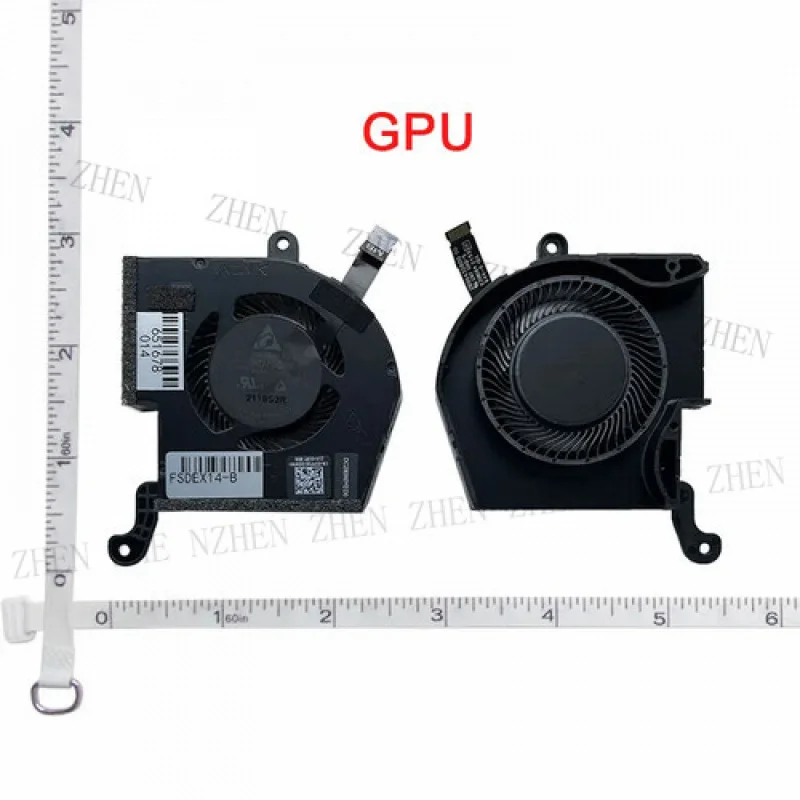 Kipas Pendingin CPU Y CPU untuk DELL Alienware X14 R1 P150G002 X17 R1 R2 0198CH 05PF30