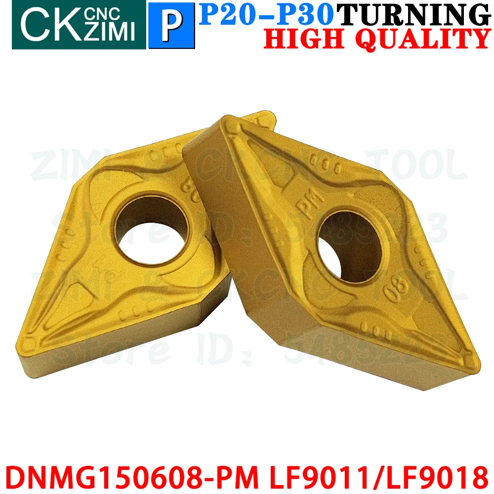 DNMG150608-PM LF9011 DNMG150608-PM LF9018 Sisipan Karbida Alat Sisipan Pembalik Internal Eksternal Alat Pemotong Bubut Logam CNC DNMG 1506 Alat pertukangan