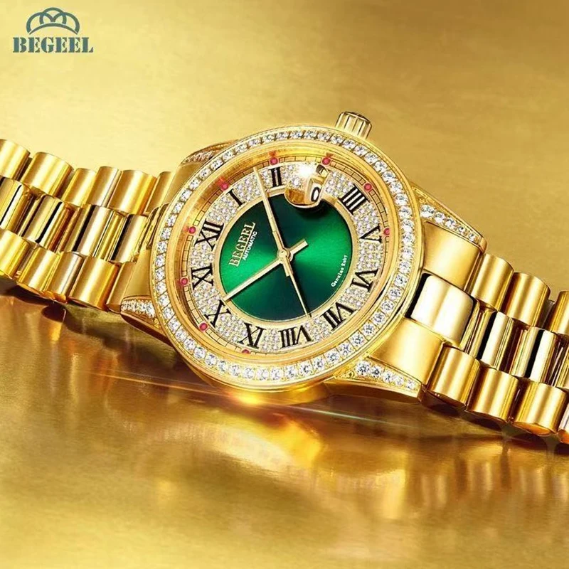 

BEGEEL men's watches, mechanical watches, fully automatic mechanical watches, gentleman mechanical watches, luminous men's watch