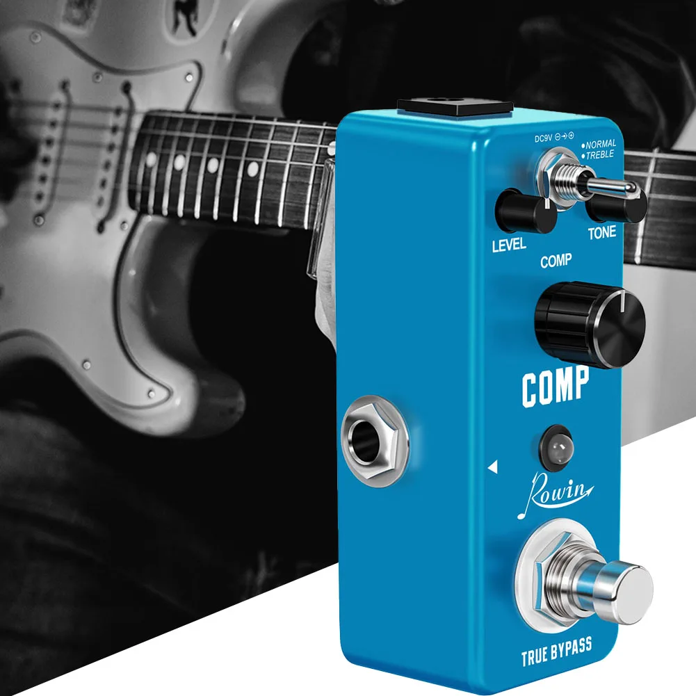 

For Rowin Guitar Compressor Pedal Compression Comp Guitar Effect Pedal With True Effect Compression Guitar Accessories