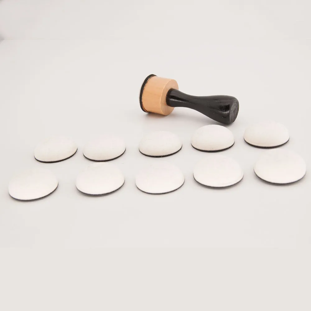 DIY Scrapbooking Mini Ink Paints Mixing Blending Tools Domed Foam Flat Domed Foam Refills Tool Sponge Flat