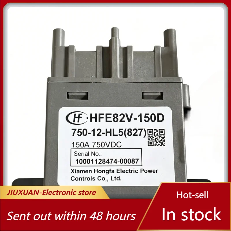 HFE82V-150D 750-12-HL5 12VDC 150A 750VDC High Voltage DC Contactor Relay For EV Forklift Solar Energy Storage Battery Pack