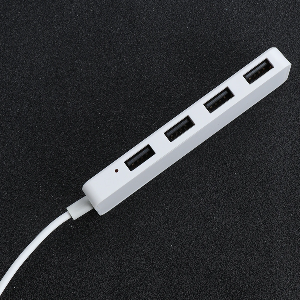 

4 Ports USB 2.0 Hub Converter Adapter Extender for Laptop Pc Computer Plug Play Hot Swap (White) Hub Extension Splitter