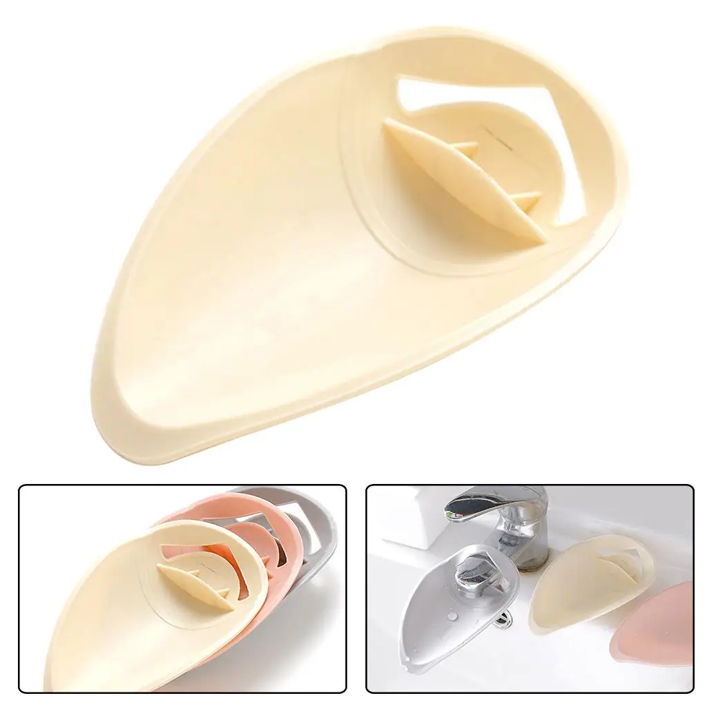 PP Material Faucet Extender Foldable Toddler Bath Tap Extension Guide for Baby Bathroom Sink Water Control