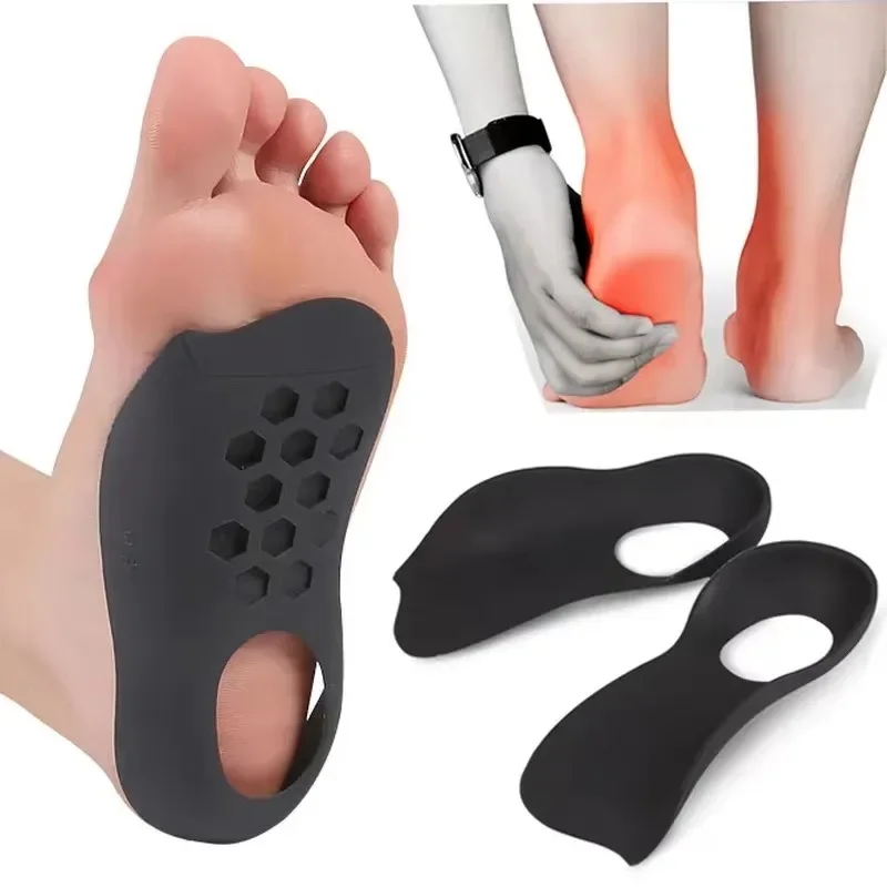 Orthopedic Insoles  Flat Feet Arch insole Walking Pad Arch Support Shock-absorbing Pressure-relieving Walking Foot Care Heels