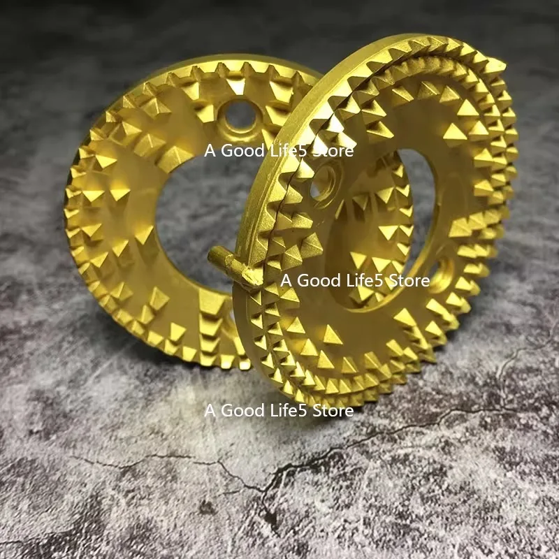 

Apply To Titanium Alloy Ghost Tooth Grinding Disc for Small Coffee Grinder Small Steel Cannon Atom Bean Cutter Accessories